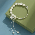 Buddha Stones Bodhi Seed Butterfly Lotus Luck Wealth Bracelet Bangle