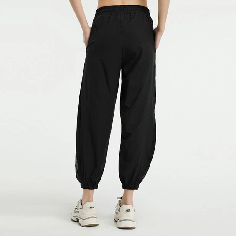 Buddha Stones High Waist Loose Fitness Yoga Sports Track Pants With Pockets
