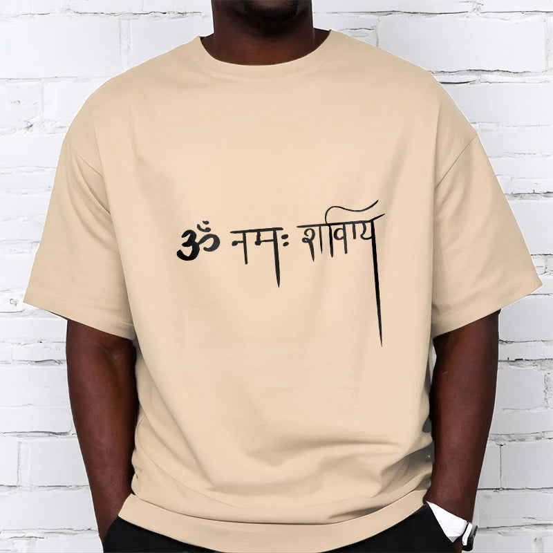 Buddha Stones Sanskrit Namah Shivaya Tee T-shirt