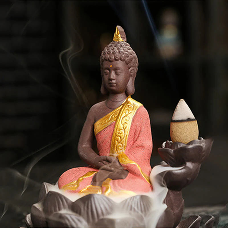 Buddha Stones Buddha Serenity Home Decoration Incense Burner