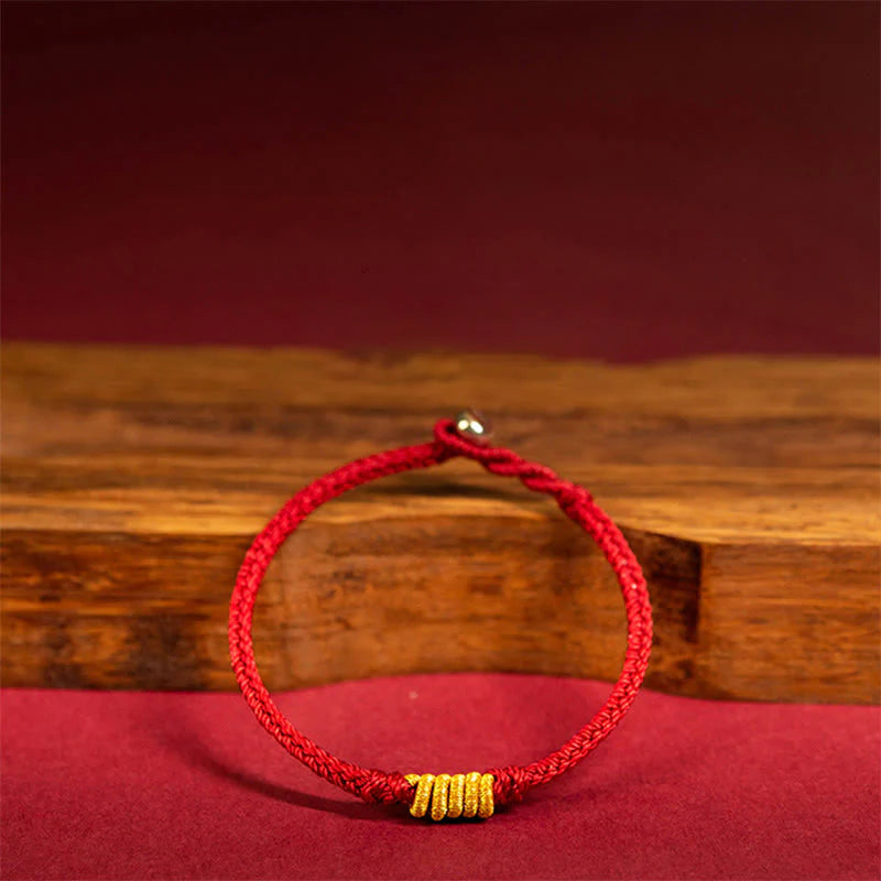 Buddha Stones Handcrafted King Kong Knot Luck Protection Braid Rope Bracelet