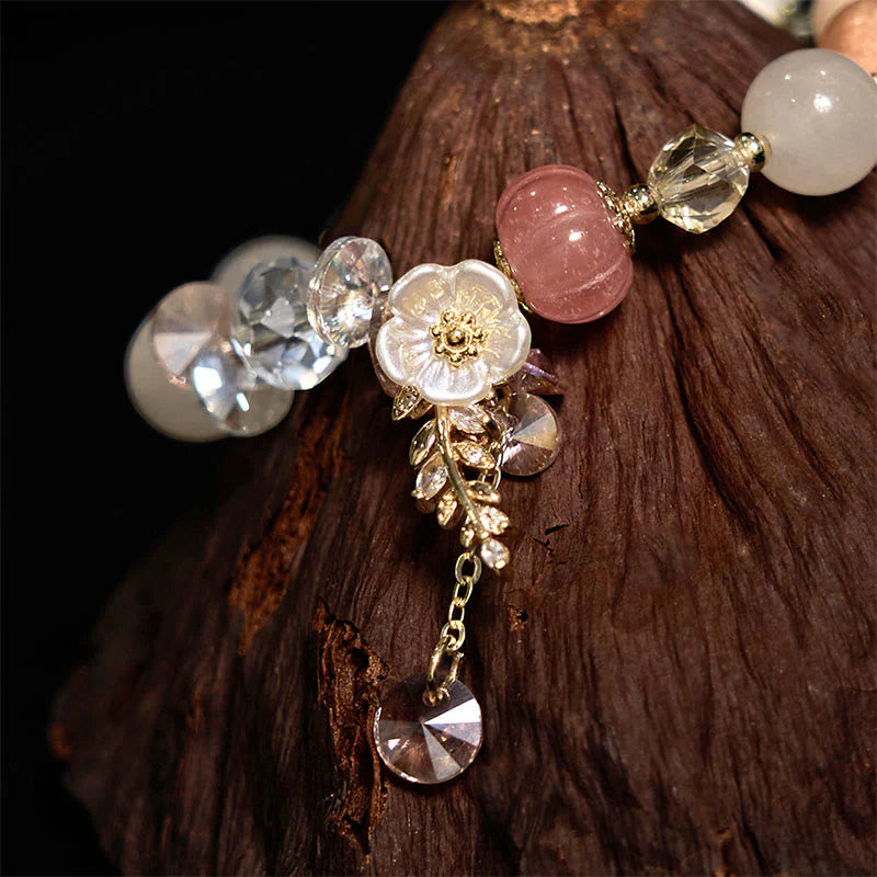 Buddha Stones Wishing You Light and Happiness Sun Stone Bracelet Includes Gift Message Card