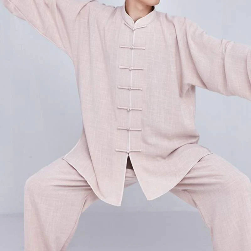 Buddha Stones Meditation Zen Prayer Spiritual Tai Chi Qigong Practice Unisex Embroidery Clothing Set (Extra 30% Off | USE CODE: FS30)