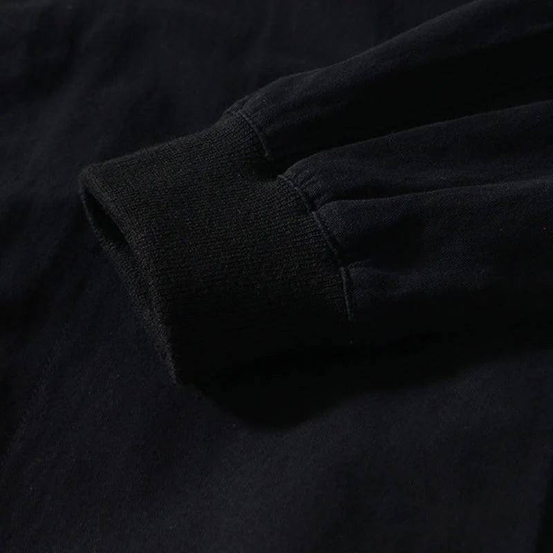 Buddha Stones Fall Solid Long Sleeve Buttons Down Men Cotton Shirt With Pockets