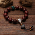 Buddha Stones Tibetan Bodhi Seed Agate Bead Luck Wealth Tassel Charm Wrist Mala (Extra 30% Off | USE CODE: FS30)