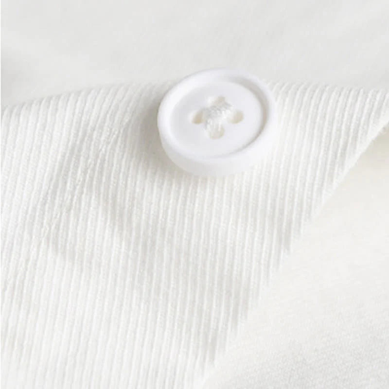 Buddha Stones Spring Solid Buttons Down Decorative Pocket Men's Stand Collar Long Sleeve Cotton Shirt