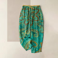 Buddha Stones Cotton Paisley Mandala Pattern Elastic Waist Women's Pants With Pockets