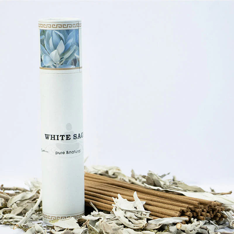 Buddha Stones White Sage Incense Purify Healing Meditation California Sage Incense Sticks
