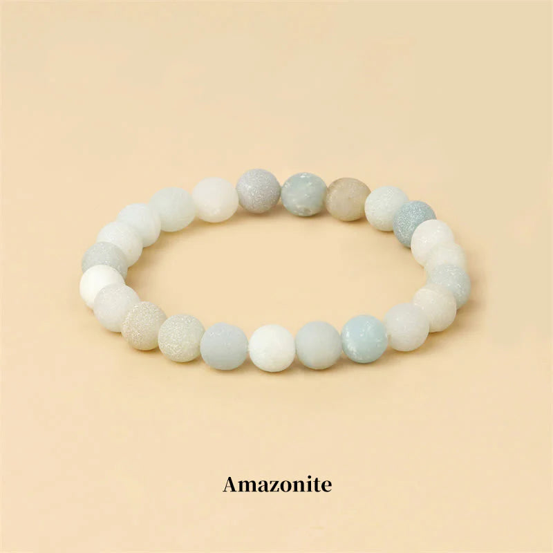 Buddha Stones All the Best for Love and Harmony Stone Quartz Bracelet Includes Gift Message Card