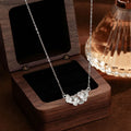 Buddha Stones 999 Sterling Silver Flower Blessing Necklace Pendant