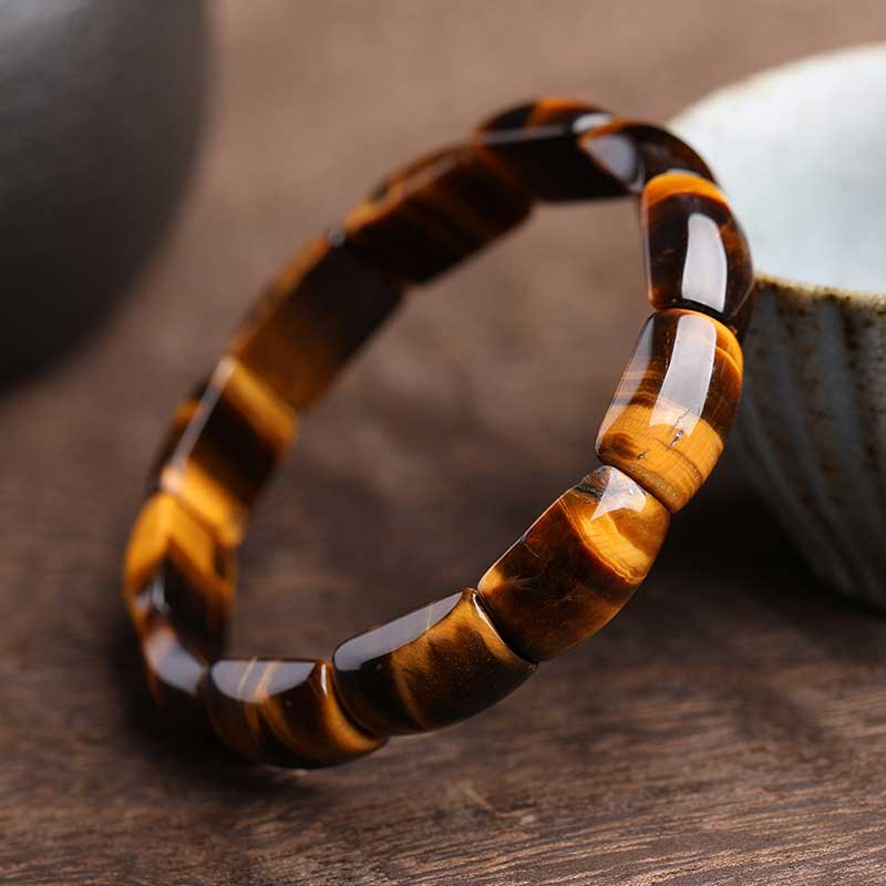 Buddha Stones Natural Tiger Eye Strength Protection Bracelet (Extra 30% Off | USE CODE: FS30)