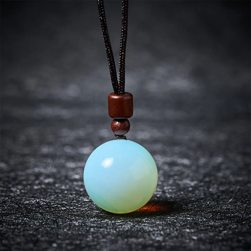 Buddha Stones White Crystal Pink Crystal Tiger Eye Smoky Quartz Protection Necklace Pendant