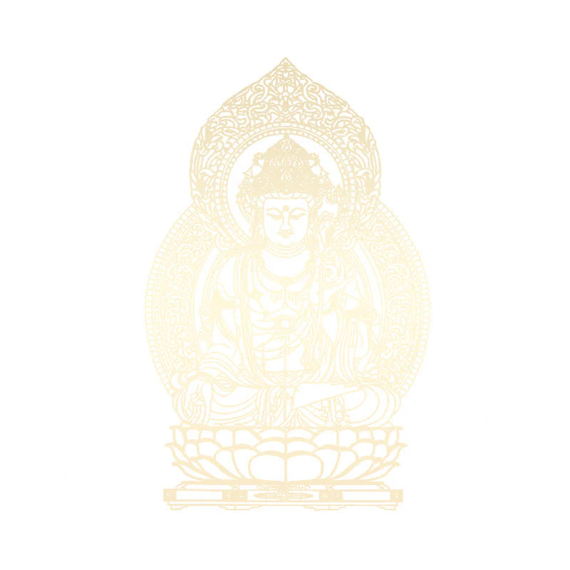 Buddha Stones 12 Chinese Zodiac Blessing Wealth Fortune Phone Sticker