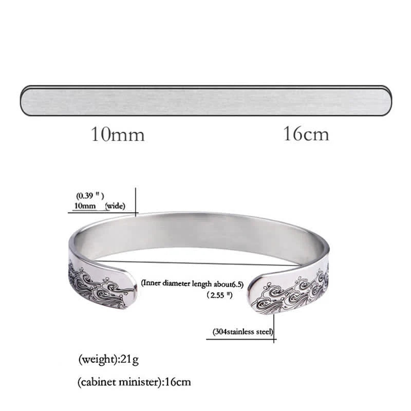 Buddha Stones The Day I Lost You Memorial Harmony Bracelet Bangle