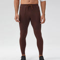 Buddha Stones High Waist Quick Dry Breathable Fitness Men's Leggings Pants With Zipper Pocket