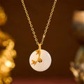 FREE Today: Auspicious and Fortune Bamboo Peace Buckle Necklace Pendant