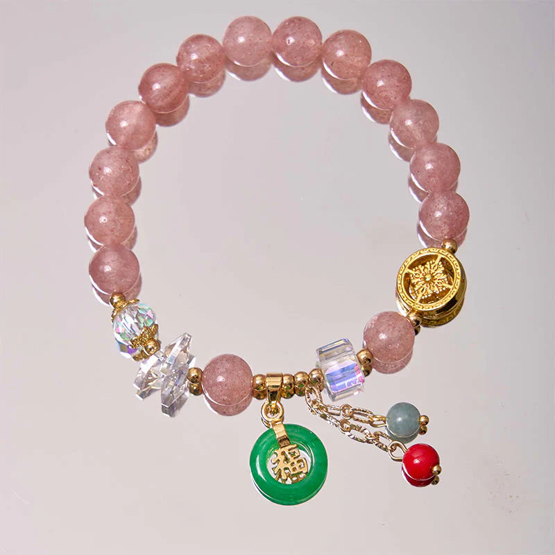 FREE Today: Blessing Good Luck Fu Character Charm Healing Bracelet