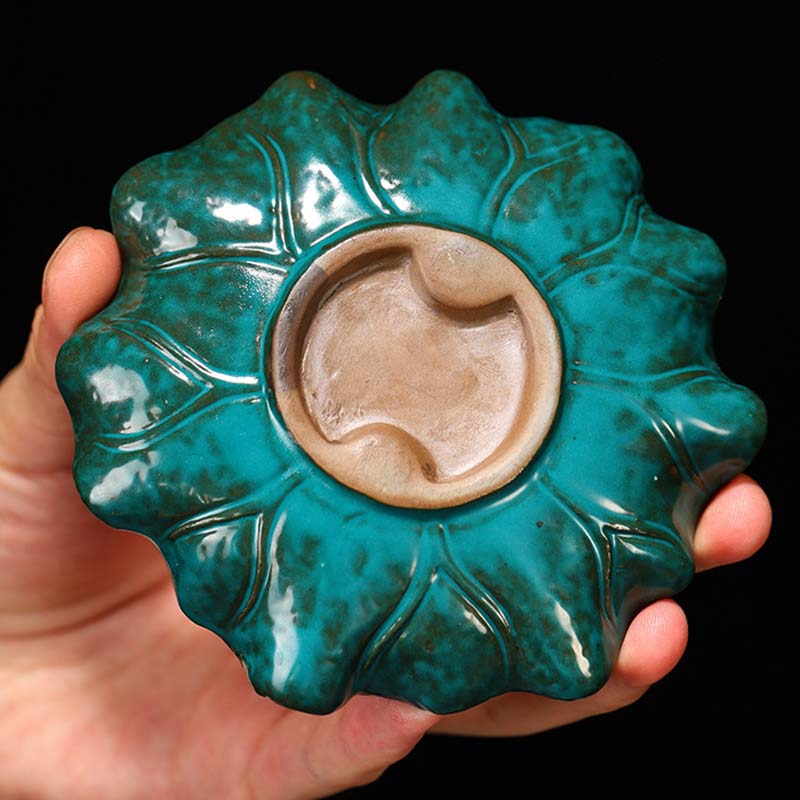 Buddha Stones Tibetan Lotus Blessing Incense Burner Decoration (Extra 30% Off | USE CODE: FS30)