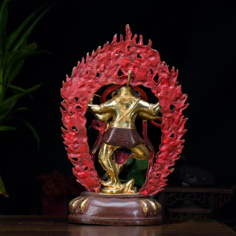 Buddha Stones Kurukulla Buddha Figurine Serenity Copper Statue Home Decoration