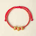 Buddha Stones Fu Character 999 Sterling Silver Year Of The Horse Prosperity Red String Bracelet