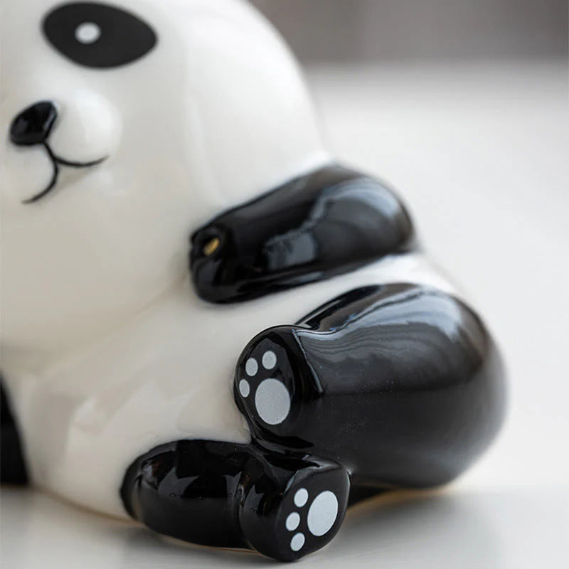 Buddha Stones Panda Shape Home Decoration Incense Burner