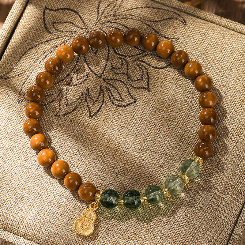 Buddha Stones Kuka Seed Green Phantom Ward Off Evil Spirits Bracelet
