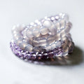 Buddha Stones Natural Amethyst Crystal Meditation Healing Bracelet