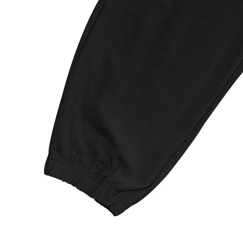 Buddha Stones Solid Color Linen Drawstring Men's Cargo Pants With Pockets