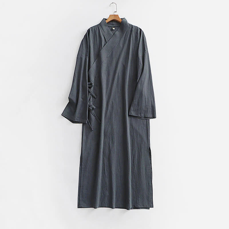Buddha Stones Wudang Traditional Tai Chi Martial Arts Ceremony Long Sleeve Men's Taoist Long Robe