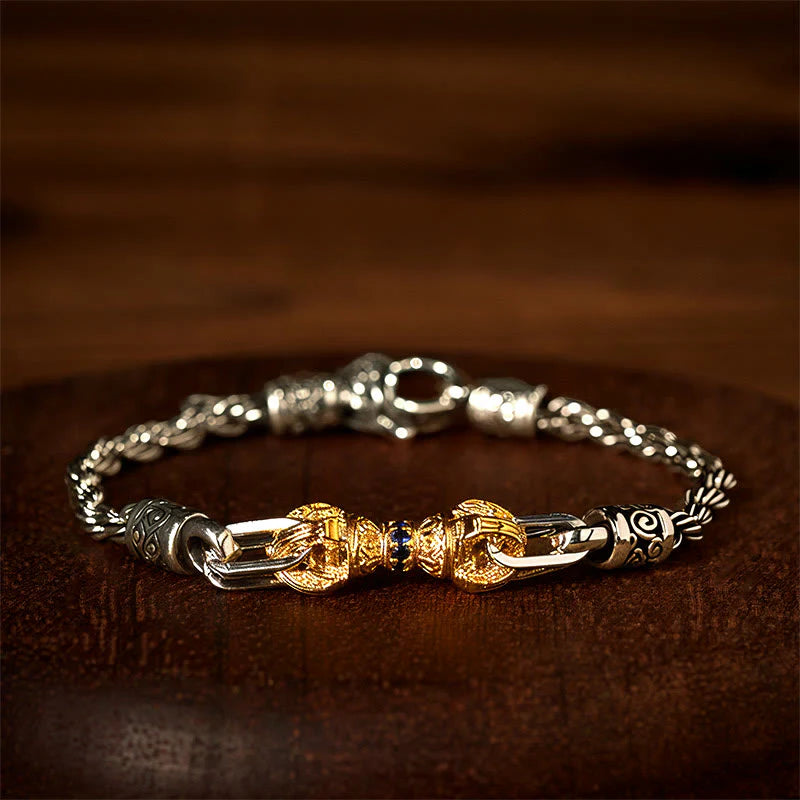 Buddha Stones Copper Balance Luck Bracelet