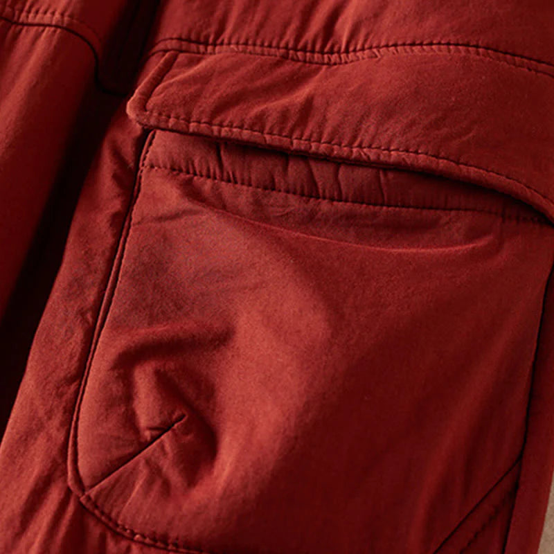 Buddha Stones Plain Women's Harem Thick Pants With Pockets