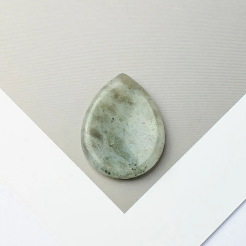 Buddha Stones Teardrop Shape Worry Stone Protection Crystal Decor 34*26*7.8cm