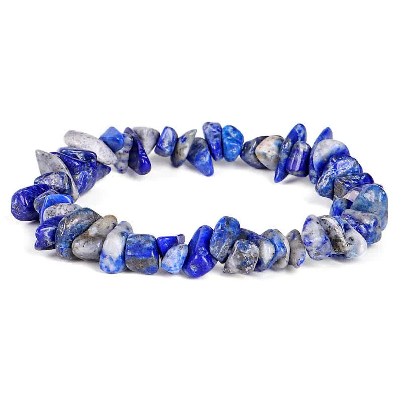 Buddha Stones Amethyst Lazurite Various Crystal Stone Healing Positive Bracelet