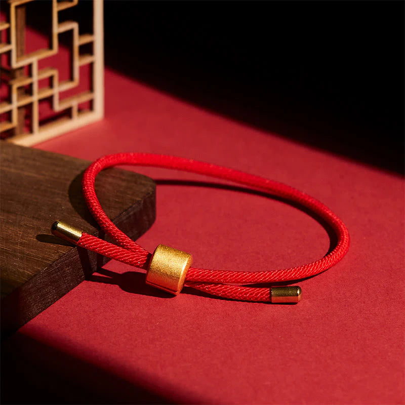 Buddha Stones Lucky Red String Bracelet