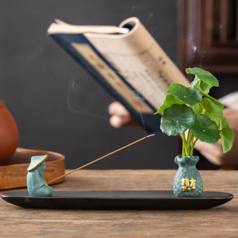 Buddha Stones Pixiu Wealth Home Decoration Incense Burner