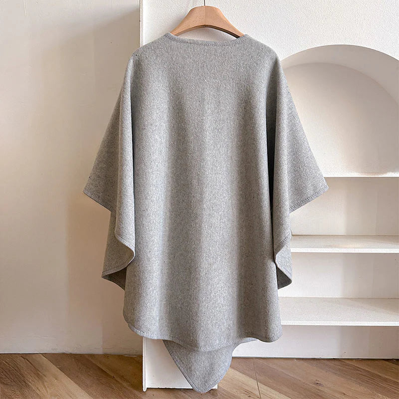 Buddha Stones Winter Solid Color Warm Cozy Split Scarf Shawl