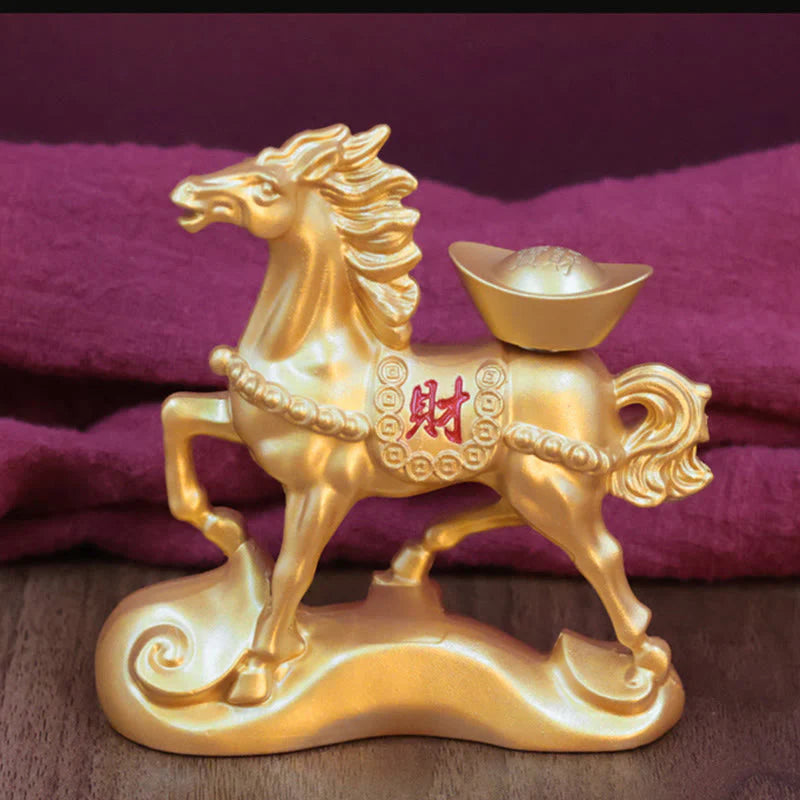 Buddha Stones Wishing You Success and Good Fortune Year of the Horse Decor Includes Gift Message Card
