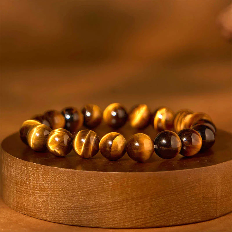 Buddha Stones Tiger Eye Strength Bracelet