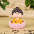 Buddha Stones Meditation Lotus Amitabha Buddha Resin Statue Compassion Home Decoration