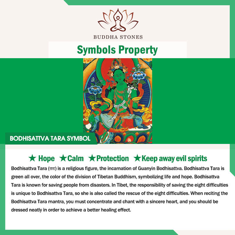 Buddha Stones Tibetan Green Tara Medicine Buddha Sanskrit Pattern Liuli Crystal Protection Necklace Pendant