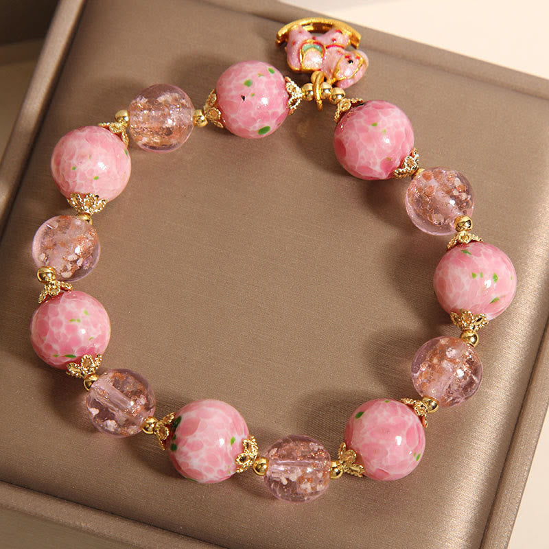 Buddha Stones Rocking Year Of The Horse Liuli Bracelet