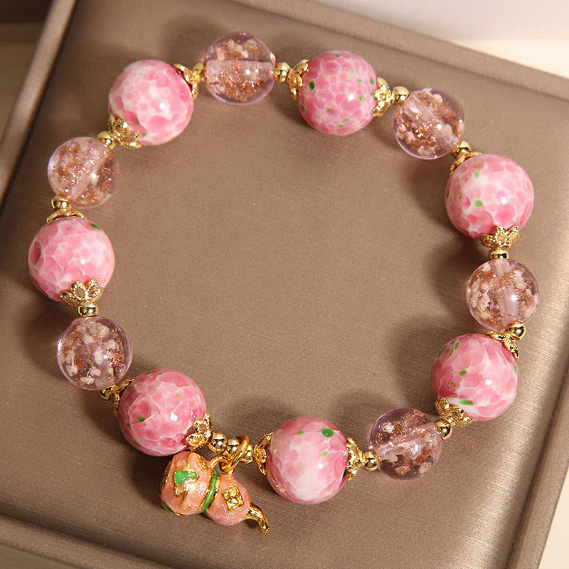 Buddha Stones Gourd Liuli Bracelet