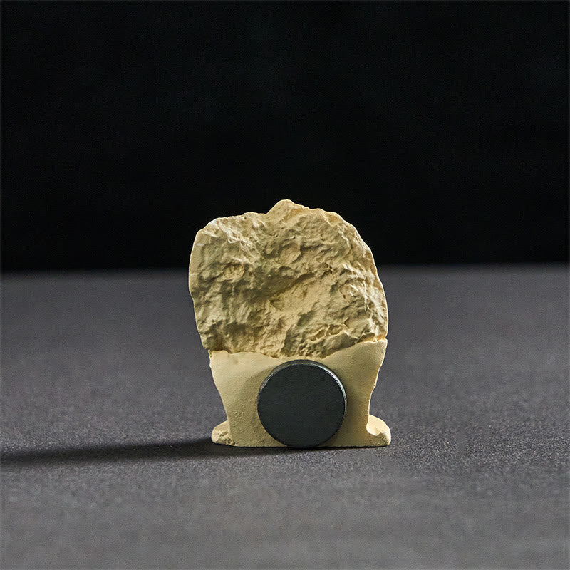 Buddha Stones FU Dogs Twins Buddha Square Ding Design Refrigerator Fridge Magnet Home Decoration