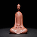 Buddha Stones Formless Buddha Purple Clay Serenity Home Desk Decoration 5.7*9.6 cm
