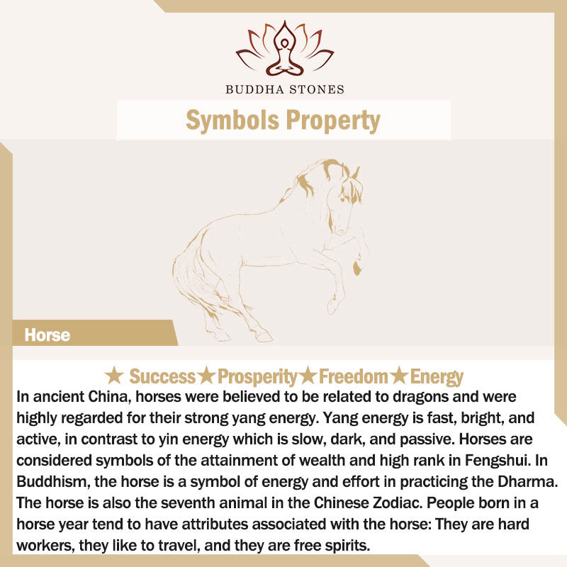 Buddha Stones 925 Sterling Silver Plated Gold Year of the Horse Red Liuli Glass Prosperity Bracelet