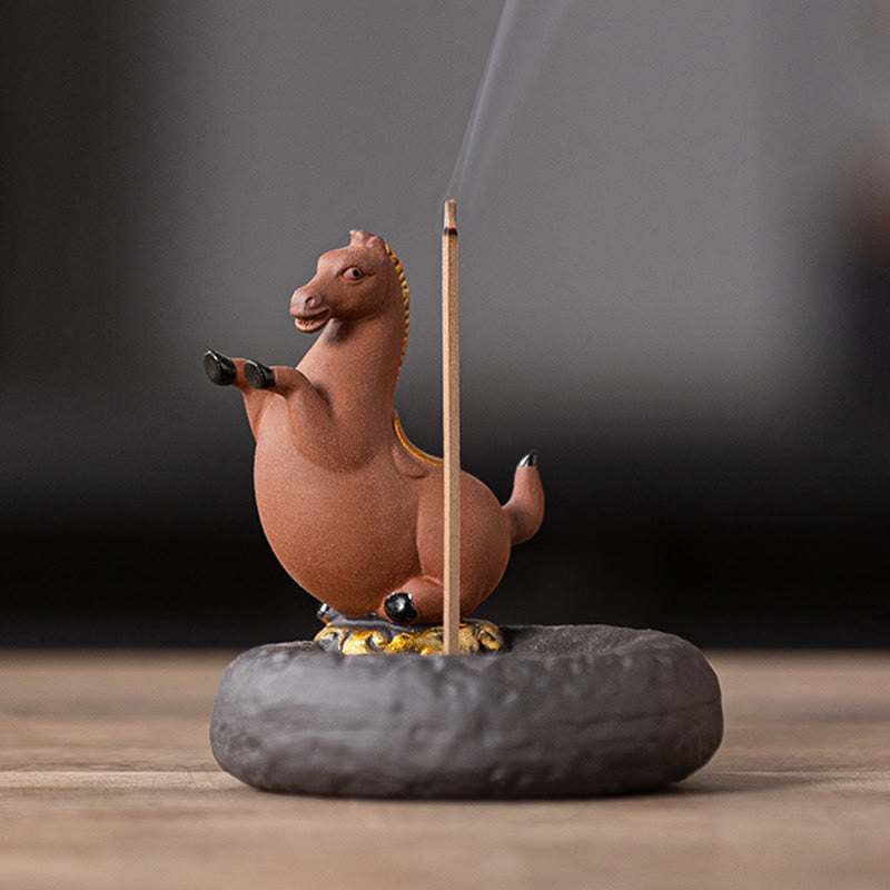 Buddha Stones Year Of The Horse 2026 New Year Home Decoration Incense Burner