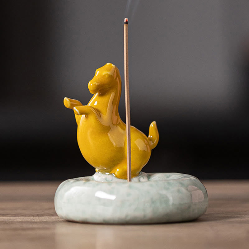Buddha Stones Year Of The Horse 2026 New Year Home Decoration Incense Burner