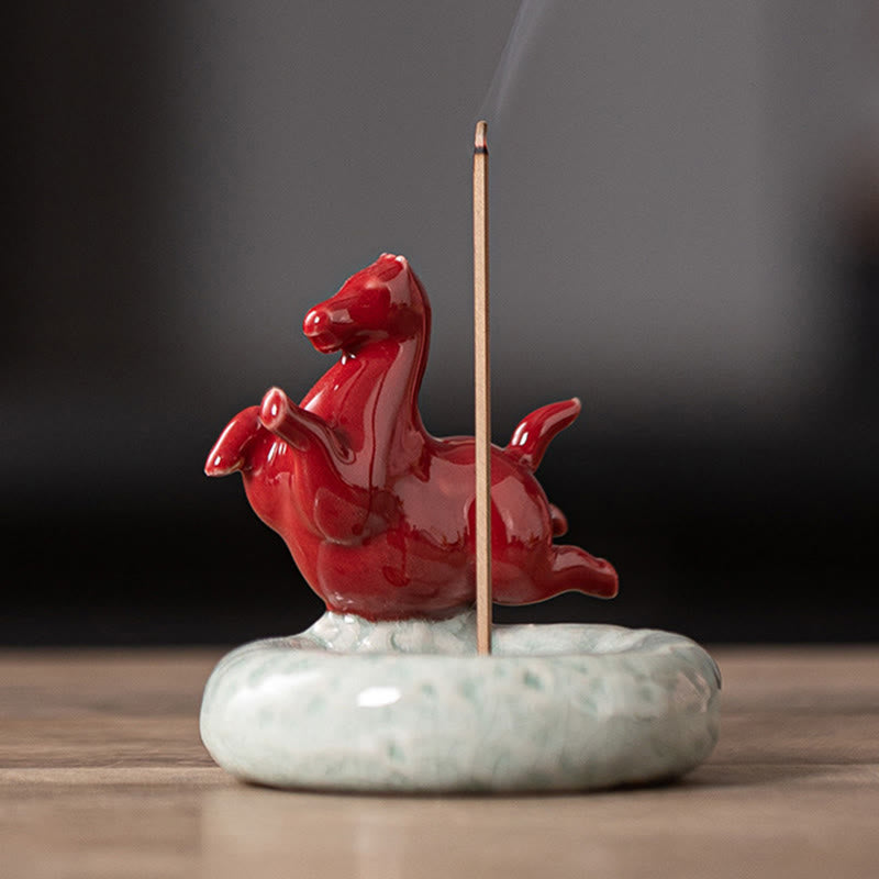 Buddha Stones Year Of The Horse 2026 New Year Home Decoration Incense Burner