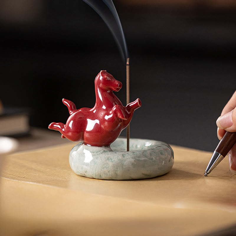 Buddha Stones Year Of The Horse 2026 New Year Home Decoration Incense Burner