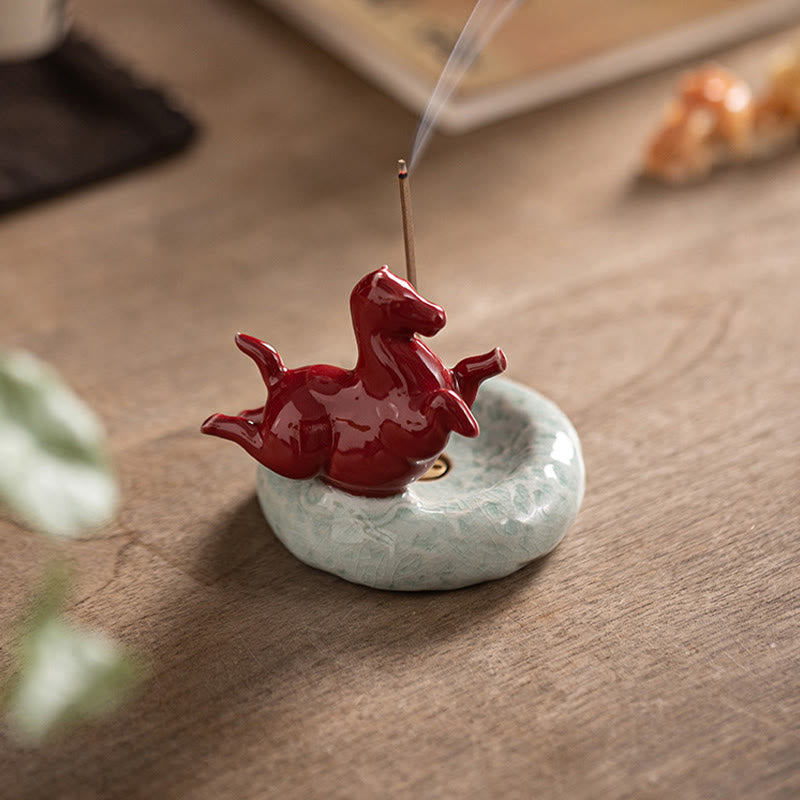 Buddha Stones Year Of The Horse 2026 New Year Home Decoration Incense Burner